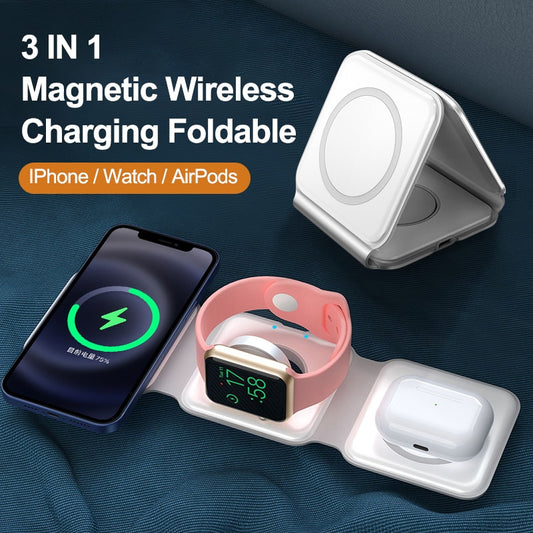 3 in 1 magnetic wireless charging