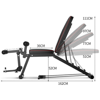 Multi function Adjustable Decline Incline Workout Weight Bench with Leg Press